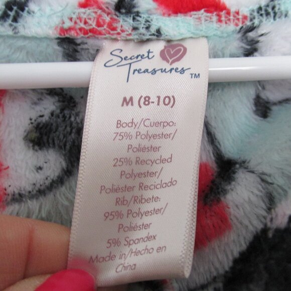 Secret Treasures Pajama Lounge Pants Womens M 8-10 Green Penguin Elastic Bottoms - Picture 3 of 4